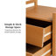Tables de chevet en bois massif à 2 tiroirs Maesie-98921961