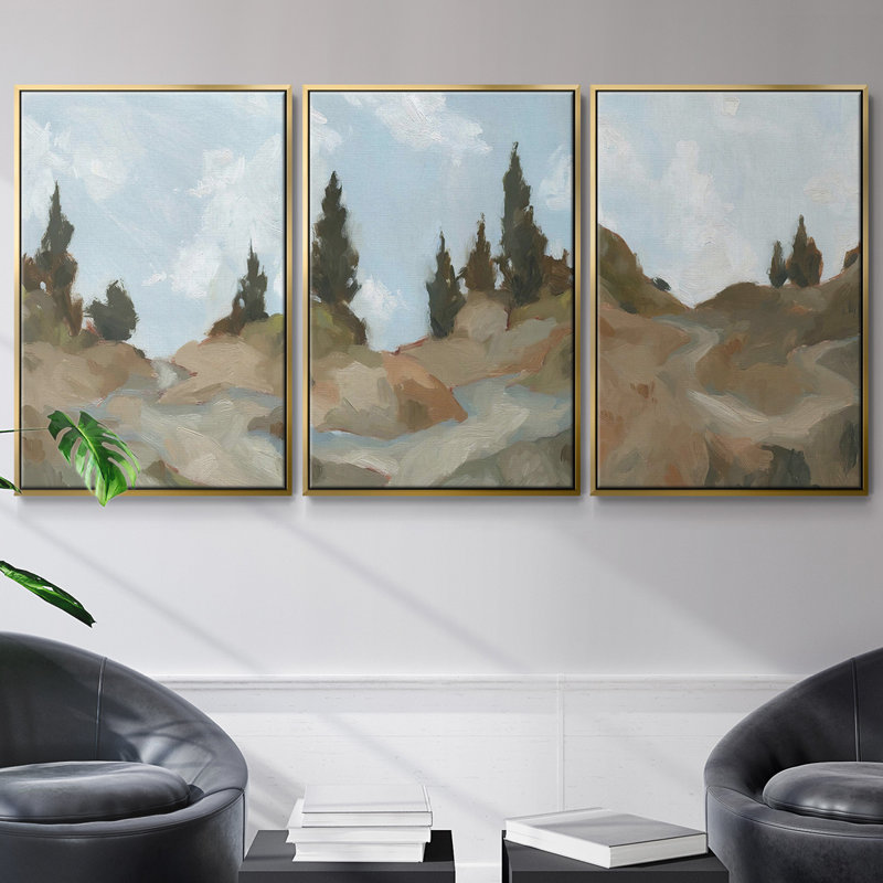 3 pièces West Trail, Or, H 27 po x l 54 po