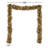 9ft. Glittery Bristle Pine Garland with Clear Lights