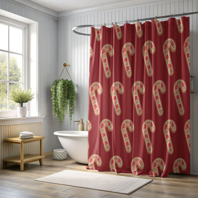 Christmas Joy - 1 Piece Standard Shower Curtain