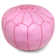 Cherise Moroccan Leather Pouf