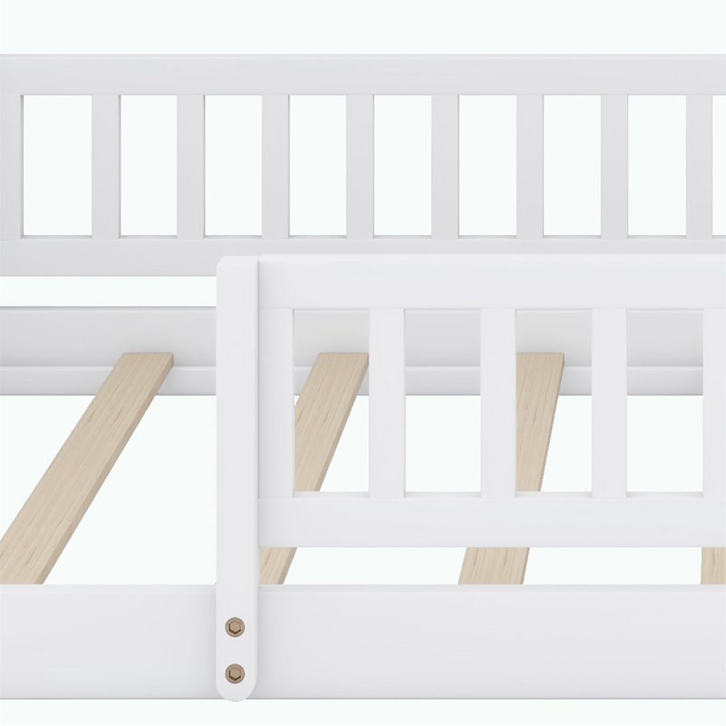 Jerod Kids Full House Bed, White, Full