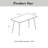 Winser Rectangular with Iron Base Dining Table-2079050222
