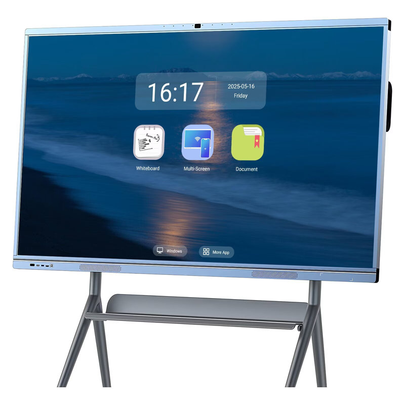 JYXCN 65" 4K Smart Board, Multi-Touch Whiteboard Dual OS & Wireless Sharing Smartboard Interactive Display for Education Training, Offices(Include Wall Mount)