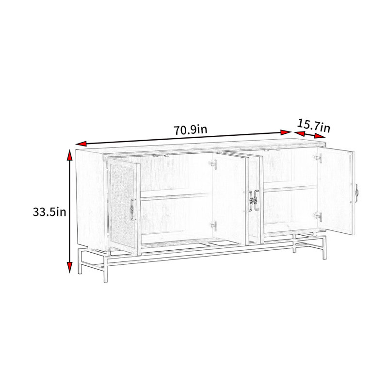 Buffet American Minimalist Style