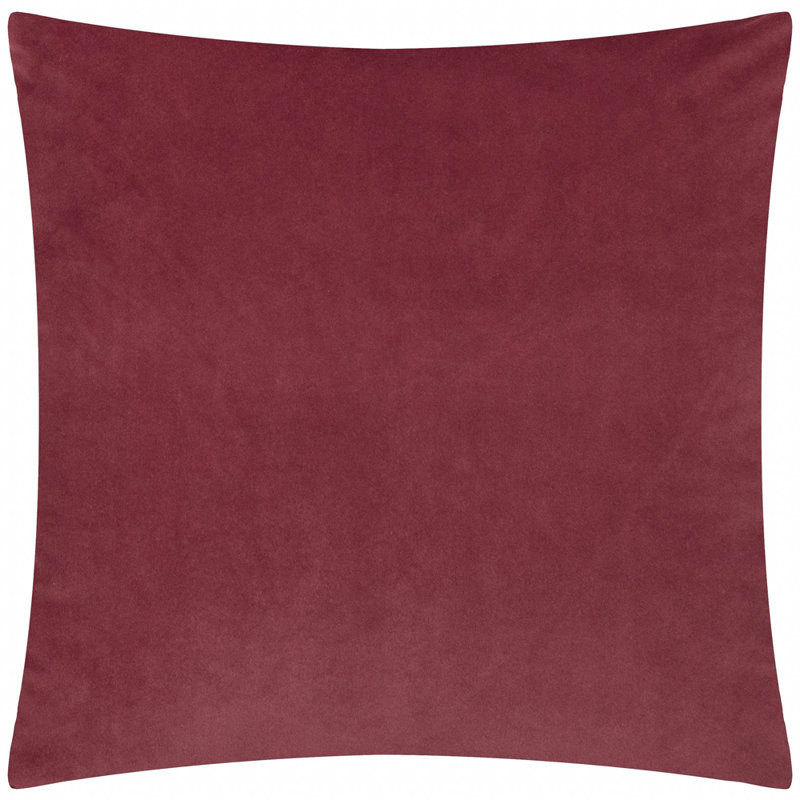 Evoke Geometric Red Square Cushion, Pillow Cover & Insert