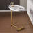 Dashown Coffee Table, C-shaped Side Table, C Shaped End Table