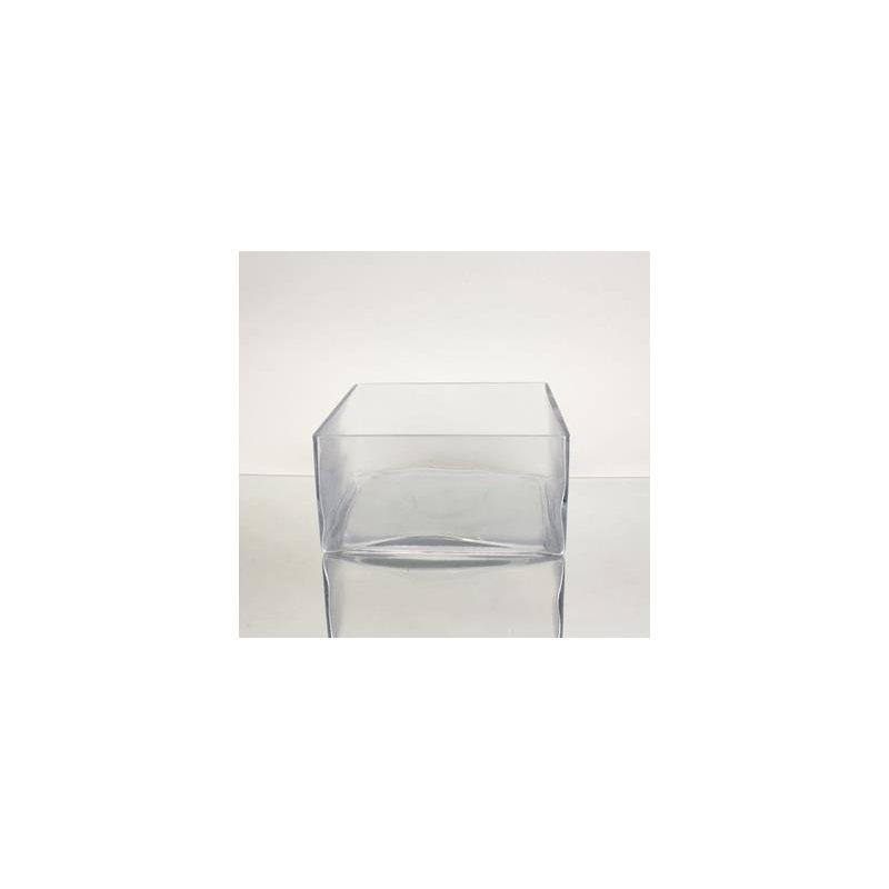 Vase de table en bloc de casseroles, H 4 po x l 8 po x P 8 po