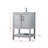 Everett 24 " W Freestanding Standard Free Standing 1 Single Vanity Bathroom Vanity With Engineered Marble Top-1305662983