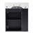 21.6 inch Modern Floating Bathroom Vanity with Ceramic Basin - Perfect for Small Bathrooms, Left side storage-1075678845