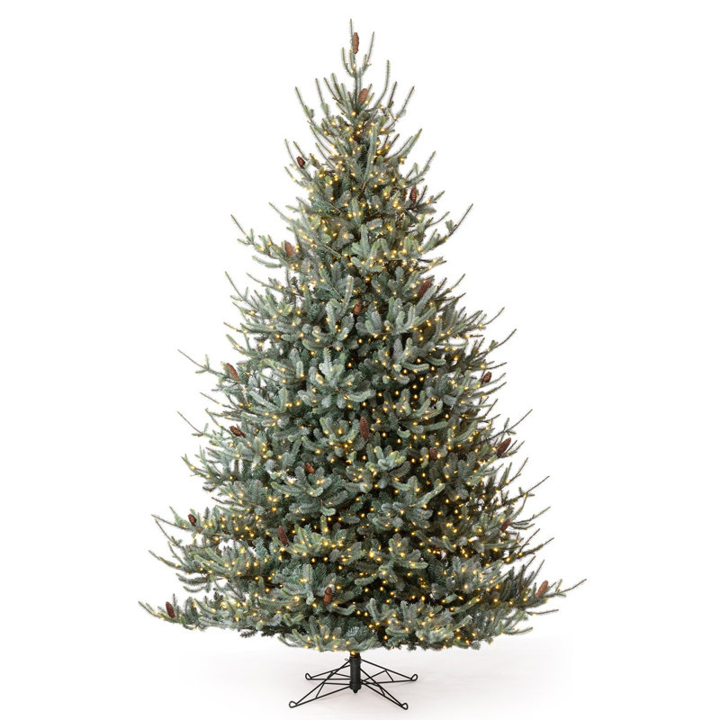 Lighted Artificial Christmas Tree, 12' H