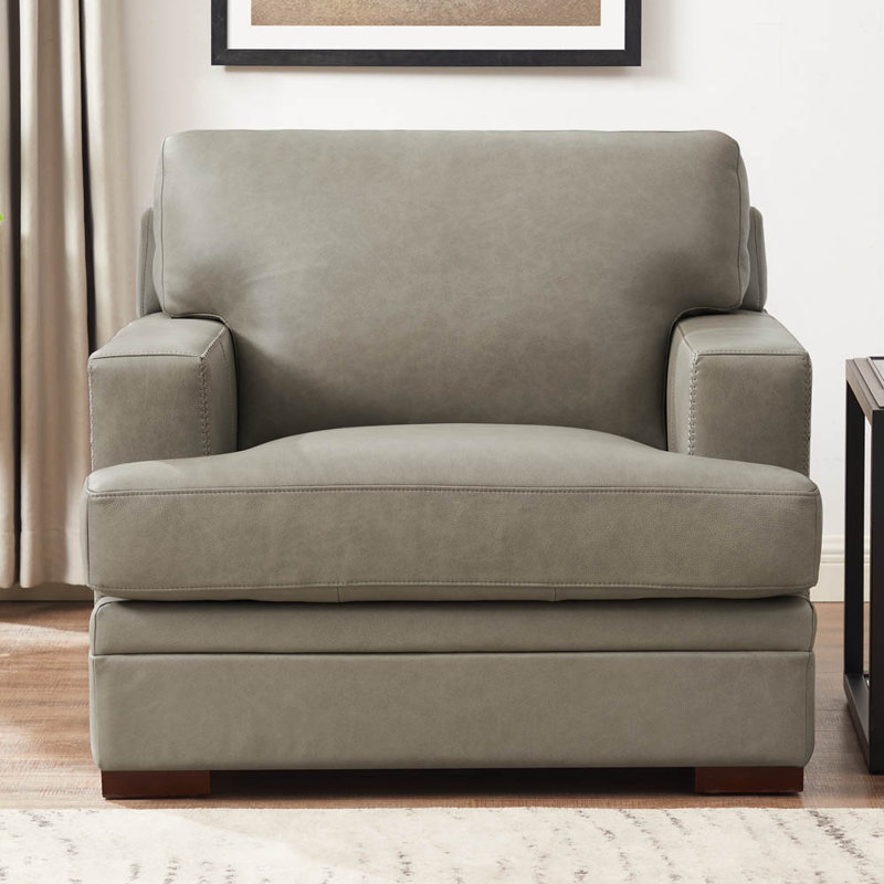 Chaise en cuir Waldwick