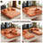 Modular Sectional Sofa Bed With Customizable Layout-535832278