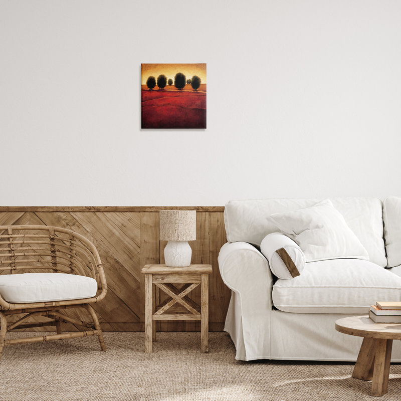 "Earthy Incandescence Landscape", art mural par Gregory Williams, H 17 po x l 17 po
