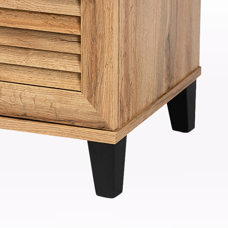 29.42" W 12-Pair 2-Door Shoe Cabinet