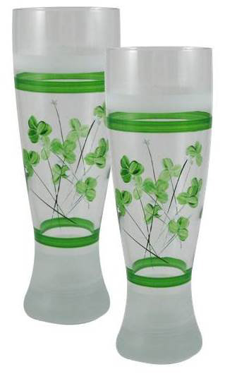Shamrock 16oz. Pilsner Glass Set