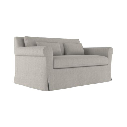 Loveseat, Linen Silver Streak