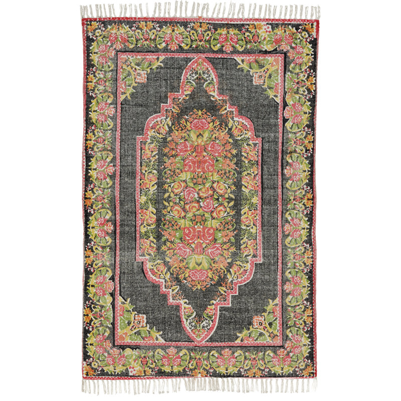 Eliza-Lily Wool Oriental Indoor Rug, Rectangle 2' x 3'