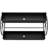 Rectangle Outdoor Metal Garden Planter, Terrace Decorative Planter with Drainage Holes-1775546984