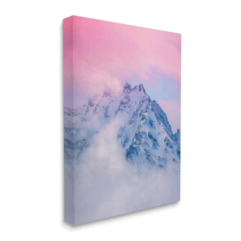 «Foggy Mountain» par Jared Kreiss, H 20 po x l 16 po x P 1,5 po