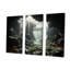 Coral Reef Tranquility - ensemble d'art mural toile corail sous l'eau-107733975-107733980
