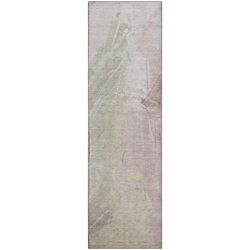 Premium Machine Washable Giacchetto AMF1843 Abstract Rug, Runner 2'3" x 7'6"