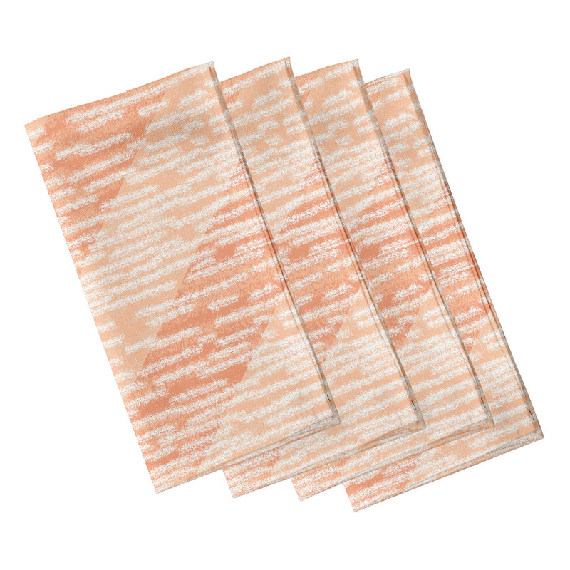 Ensemble de serviettes 4 pièces Odelina Raina, Corail