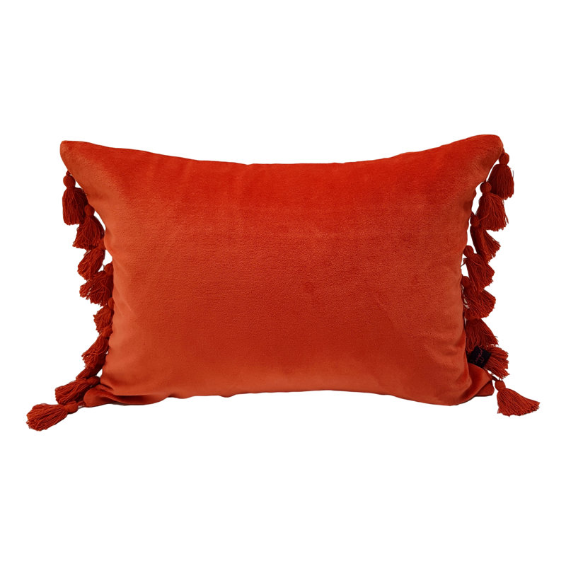 Khenifra Rectangular Cushion, Rust