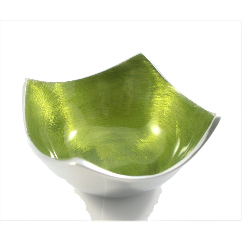 17 Stories Colinton Aluminum Serving Bowl, Lime