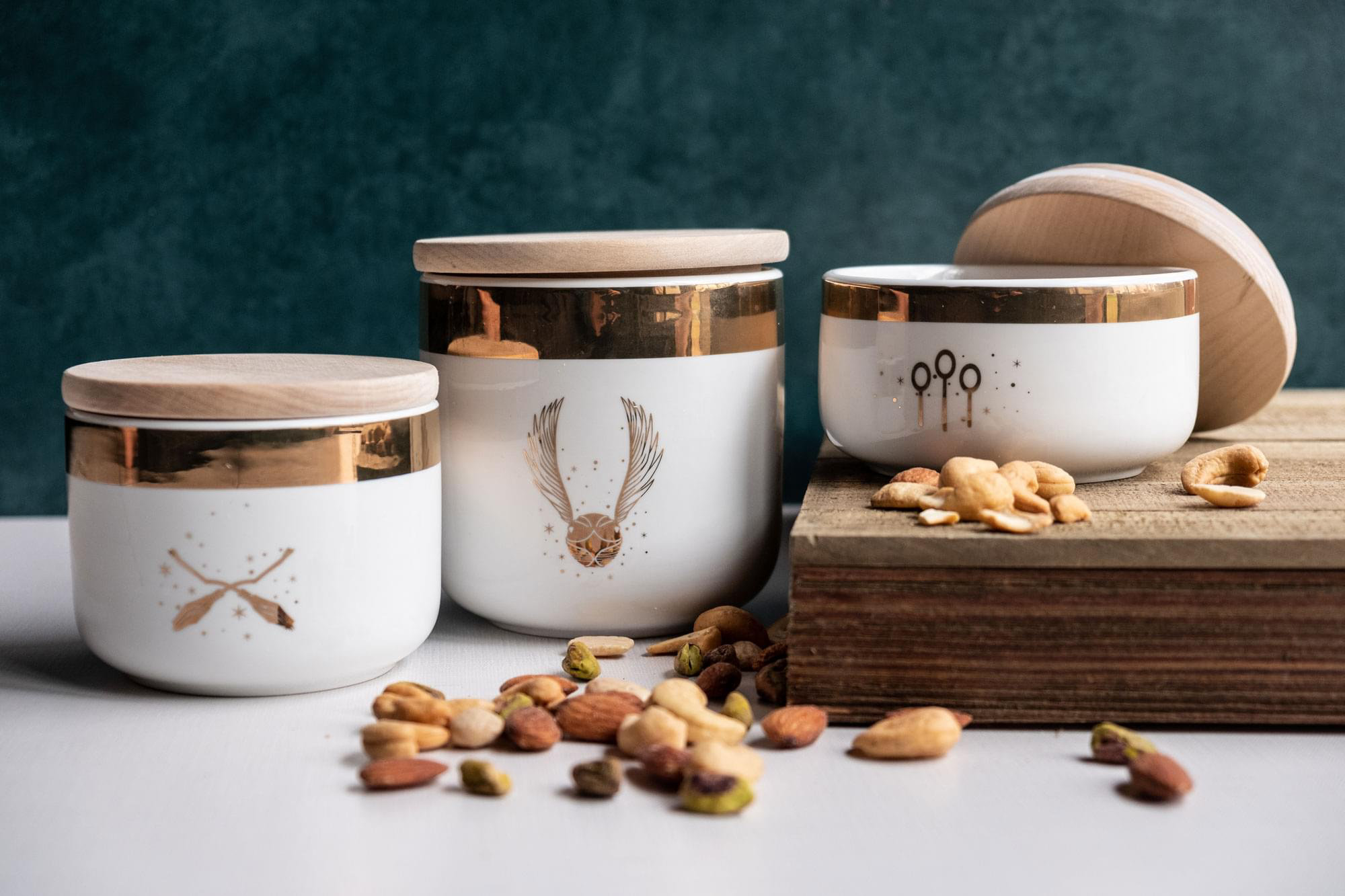 Everly Quinn Harry Potter 3 Piece Storage Jar Set | Wayfair