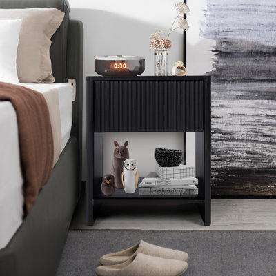 Tautiana End Table with Storage