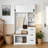 Hall Tree With Bench And Shoe Storage,Entryway Bench With Coat Rack,3 Shelves And Drawers