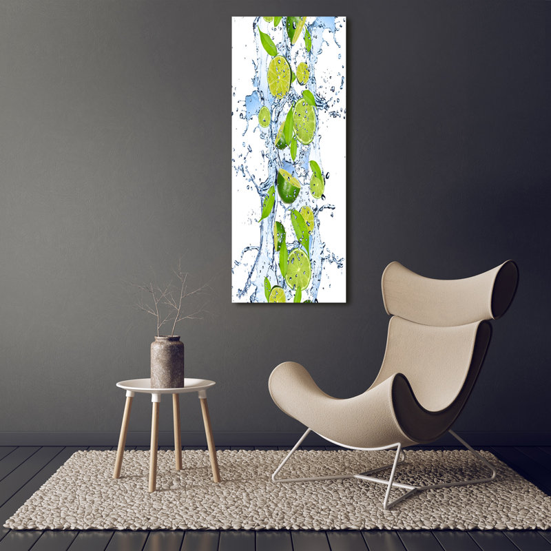 Limonka And Water - Wrapped Canvas Print