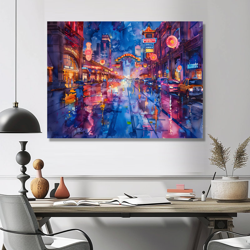 «Theophile - Casinos / Race Tracks», reproduction d'art mural, Toile tendue, H 24 po x l 32 po