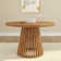 47 in Solid Wood Round Dining Table