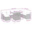  9 Piece Patio Sofa Set With Cushions Black Poly Rattan