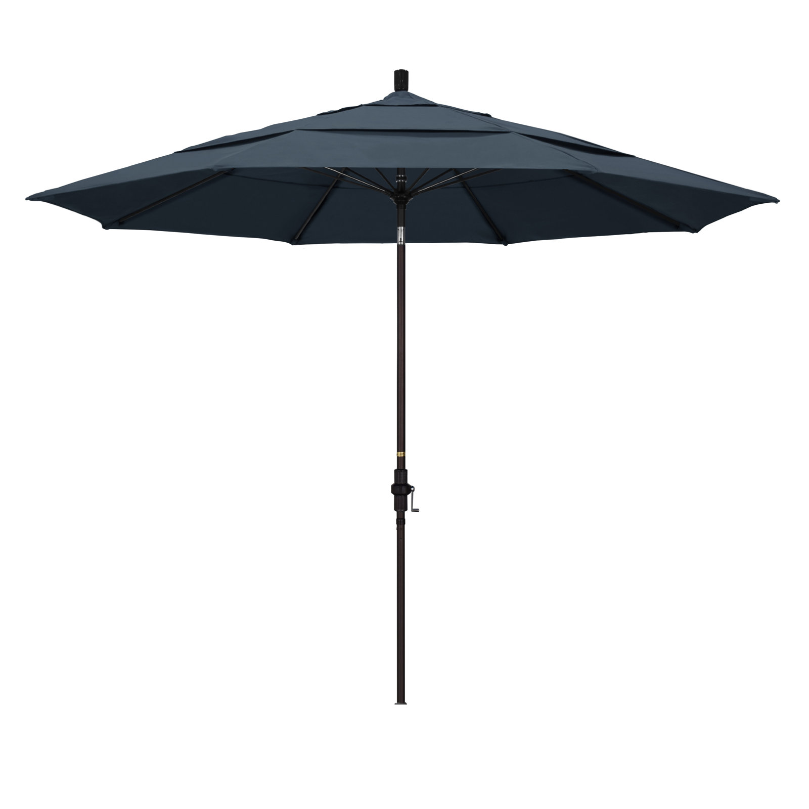 Brent 132'' Sunbrella® Outdoor Umbrella, Sapphire Performance Canvas