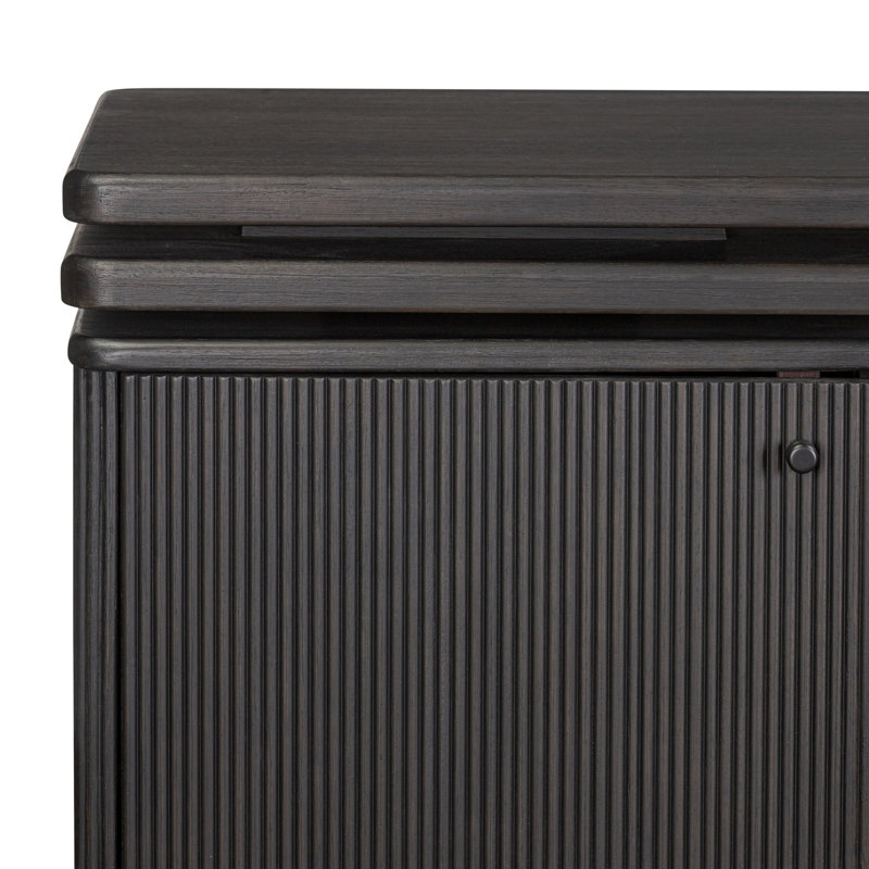 Weston Rotating Desk-Black Parawood