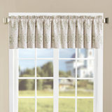 Bloom Medallion Ikat Scalloped 60'' W Window Valance in