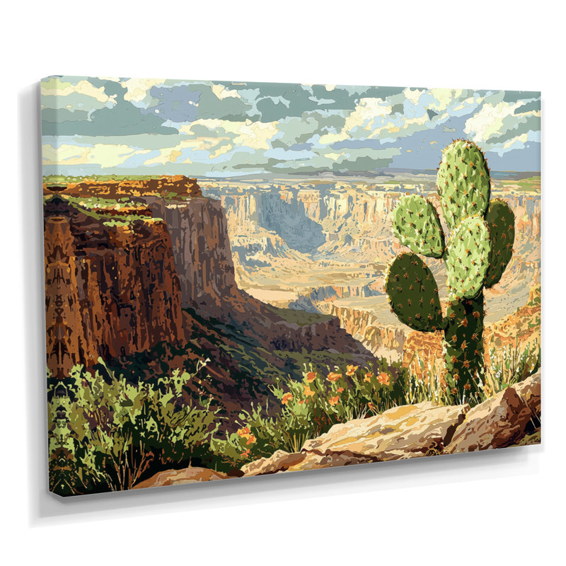 Izavier - Floral Wall Art, H 34 po x l 44 po, Toile tendue, Ne s’applique pas
