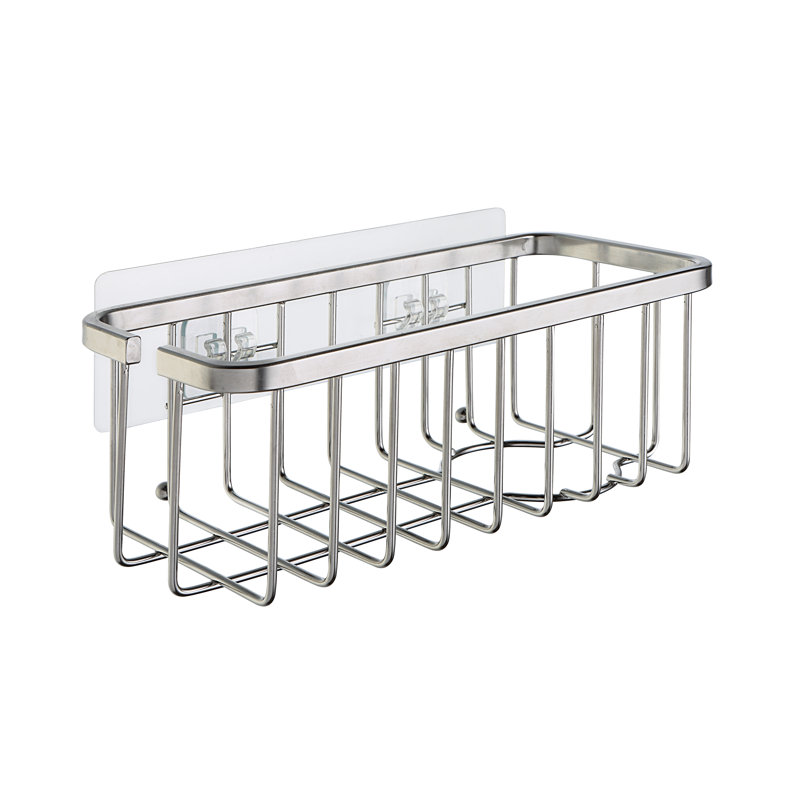 Support d'aspiration d'évier de cuisine / salle de bain en acier inoxydable NeverRust 304 pour éponges, laveurs, savon