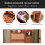 Wood Shoe Storage Cabinet with Drawers and Metal Legs-23923429