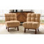 Ensemble de 2 chaises d'appoint en chenille Thomas Modern-1479814047