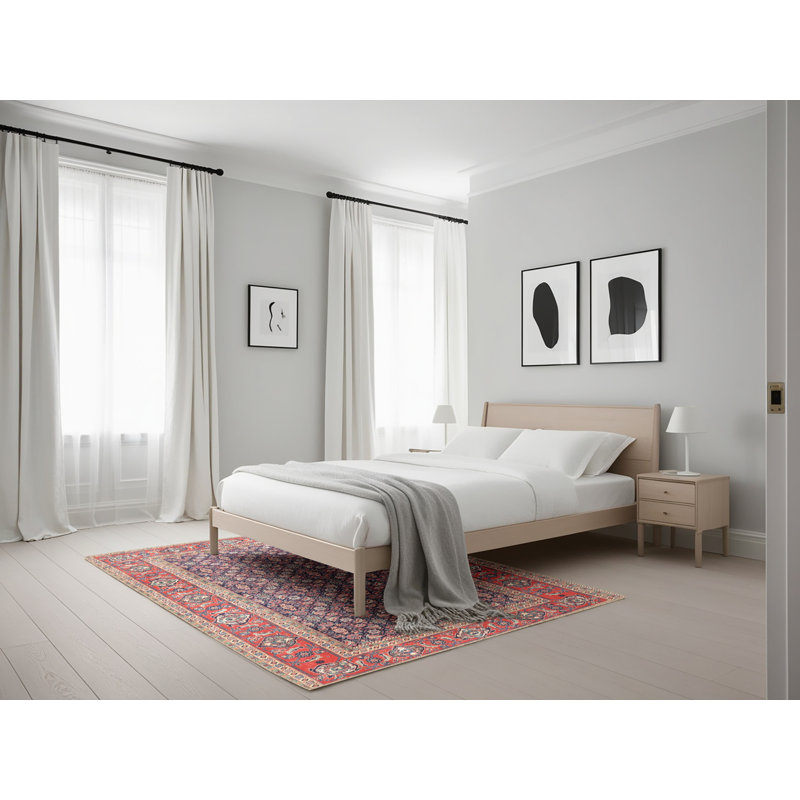 Tapis rouge à motif sud-ouest, Rectangle 5 pi x 7 pi