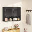 Armoire à pharmacie murale pour salle de bain, 40 x 20 x 60 cm, noir-498438734