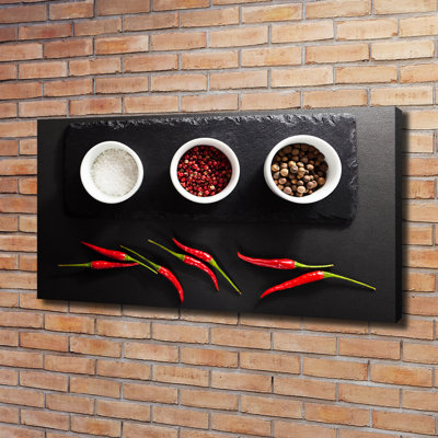 Spices and Chilli 1 Piece Wrapped Canvas Wall Art