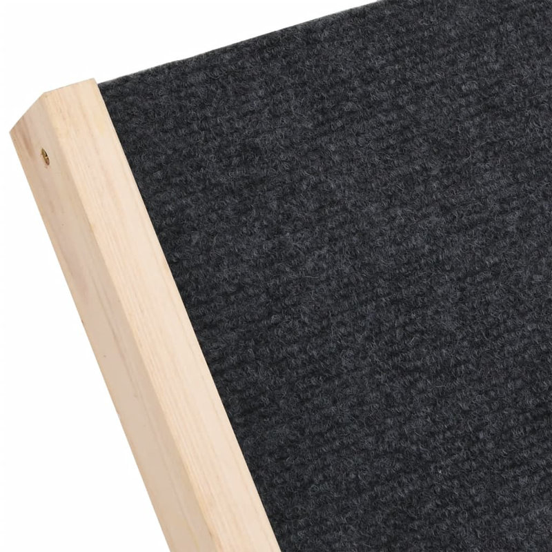 Dormilee chien rampe gris bois de sapin massif, Gray, 27,6 po x 13,8 po