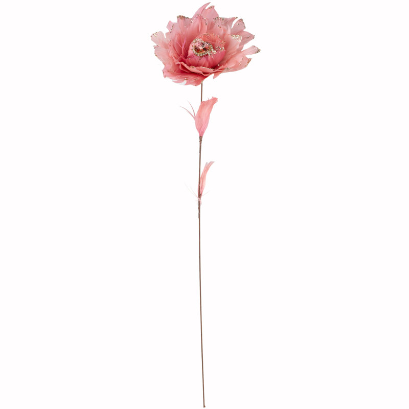 Bouquet de fleurs 20,75 po, Rouge