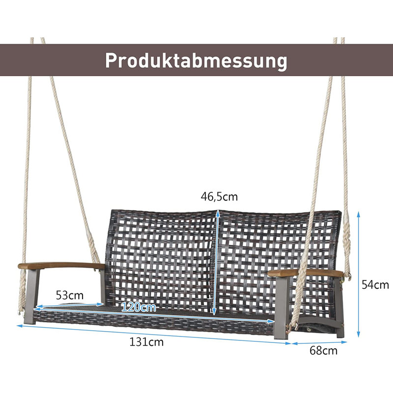 Almat 2 Person Porch Swing