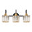 Gjystina 3-Light Dimmable Gold-Black/Chrome Crystal Vanity Light-2001491334-2001491335